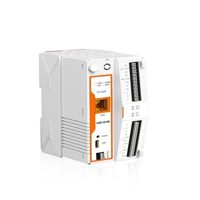 PUSR Ethernet Server Remote IO Edge Computing Gateway MQTT/SSL RS485/232/Ethernet Modbus RTU to TCP Json Modbus Polling USR-M100