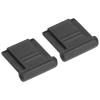 PATIKIL 12mm Universal Camera Hot Shoe Cover Cap, 2 Pack Hot Shoe Cap Hot Shoe Protector Plastic Suitable for Nikon for Fujifilm for Pentax DSLR/SLR Camera, Black view 1