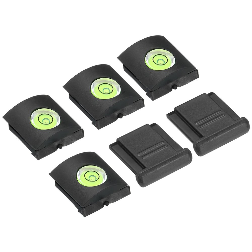 PATIKIL Camera Level Hot Shoe Cover Universal Camera Hot Shoe Cover Cap, 6 Pack Hot Shoe Cap Hot Shoe Protector Suitable for Nikon for Fujifilm for Pentax DSLR/SLR Camera, Black