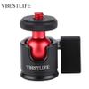 Camera Mount Adapter PTZ Metal 360 Degree Swivel Mini Ball Head 1 4 Screw Mount for DSLR Camera Fill Light view 2