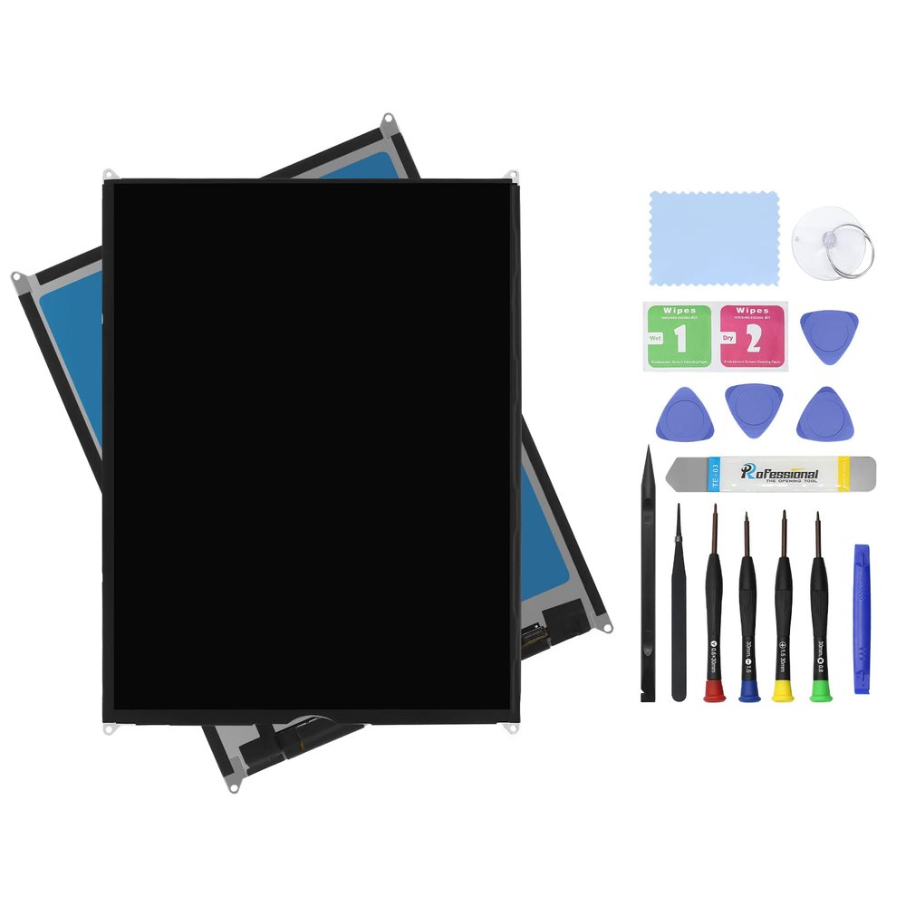 9.7" LCD Screen Replacement for iPad 5 (5th Gen) 2017 A1822 A1823 A1474 A1475 A1476 Display LCD Touch Screen Replacement Premium Repair Kit Black