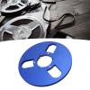 GOWENIC 1/4 10 Inch Empty Aluminum Alloy Take Up Reel to Reel Small Hub, Blue view 3