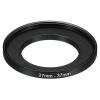 PATIKIL 27mm-37mm Metal Step Up Ring, Camera Lens Filter Adapter Ring Aluminum Filter Adapter Ring for Camera Lenses Hood, Black view 1