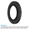 PATIKIL 27mm-37mm Metal Step Up Ring, Camera Lens Filter Adapter Ring Aluminum Filter Adapter Ring for Camera Lenses Hood, Black view 4