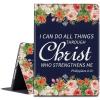 BPQOJB for Kindle Paperwhite Case 11th Generation 6.8 inch for Kindle Paperwhite Signature Edition Case with Adjustable Stand & Auto Wake/Sleep Feature Smart Protect Cover - Flower Psalm 4-13 view 1