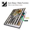 BPQOJB for Kindle Paperwhite 11th Generation 6.8 inch for Kindle Paperwhite Signature Edition with Adjustable Stand & Auto Wake/Sleep Smart Protect Cover - American Flag Elephant Sunflower view 3