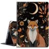 BPQOJB for Kindle Paperwhite 11th Gen 2021 6.8 inch Case - Signature Edition with Adjustable Stand & Auto Wake/Sleep Feature - Smart Protect Cover - Fox and Moon view 1