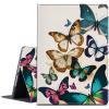 BPQOJB for Kindle Fire 7 Tablet Case 9th/7th Generation 2017/2019 Release with Adjustable Stand & Auto Wake/Sleep Feature Smart Protect Cover Case - Colorful Butterflies view 1