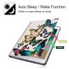 BPQOJB for Kindle Fire 7 Tablet Case 9th/7th Generation 2017/2019 Release with Adjustable Stand & Auto Wake/Sleep Feature Smart Protect Cover Case - Colorful Butterflies view 3