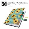 BPQOJB for Kindle Paperwhite Case - 10th Gen 2018, 6 Inch, Auto Wake/Sleep, Sunflower on The Wood view 3