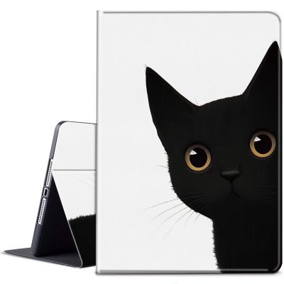 BPQOJB for Kindle Paperwhite 11th Gen 2021 6.8 inch - Signature Edition Case with Adjustable Stand & Auto Wake/Sleep Feature - Smart Protect Cover - Cute Black Cat