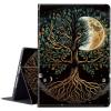 BPQOJB for Kindle Paperwhite 10th Gen 2018 6" E-Reader Case with Adjustable Stand & Auto Wake/Sleep - Tree Moon view 1