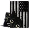 BPQOJB for Kindle Paperwhite Case - 10th Gen 2018, 6 Inch, Auto Wake/Sleep, American Flag Black Cat view 1