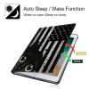 BPQOJB for Kindle Paperwhite Case - 10th Gen 2018, 6 Inch, Auto Wake/Sleep, American Flag Black Cat view 3