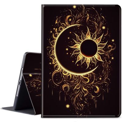 BPQOJB for Kindle Paperwhite 11th Gen 2021 6.8 inch Case - Signature Edition with Adjustable Stand & Auto Wake/Sleep Feature - Sun and Moon