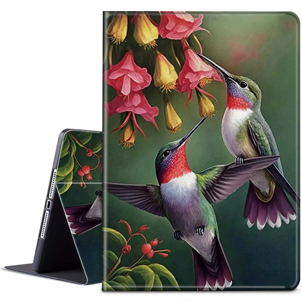 BPQOJB for Kindle Paperwhite Case - 10th Gen 2018, 6 inch, Auto Wake/Sleep, Hummingbirds