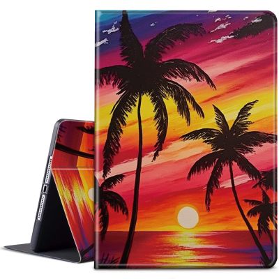 BPQOJB for Kindle Paperwhite 11th Gen 6.8" - Signature Edition Case with Adjustable Stand & Auto Wake/Sleep - Coconut Tree Beach