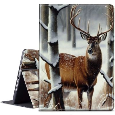 BPQOJB for Kindle Paperwhite Case - 10th Gen 2018, 6 Inch, Auto Wake/Sleep, Adjustable Stand, Cute Deer