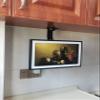 ATOPCAENRT Versatile Under-Cabinet Mount for Amazon Echo Show 15 - Save Space and Customize Viewing Angles Black 026-01 SX view 1