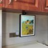 ATOPCAENRT Versatile Under-Cabinet Mount for Amazon Echo Show 15 - Save Space and Customize Viewing Angles Black 026-01 SX view 2