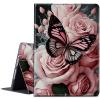 BPQOJB for Kindle Paperwhite 11th Gen 6.8" Case - Signature Edition, Adjustable Stand & Auto Wake/Sleep - Pink Flower Butterfly view 1