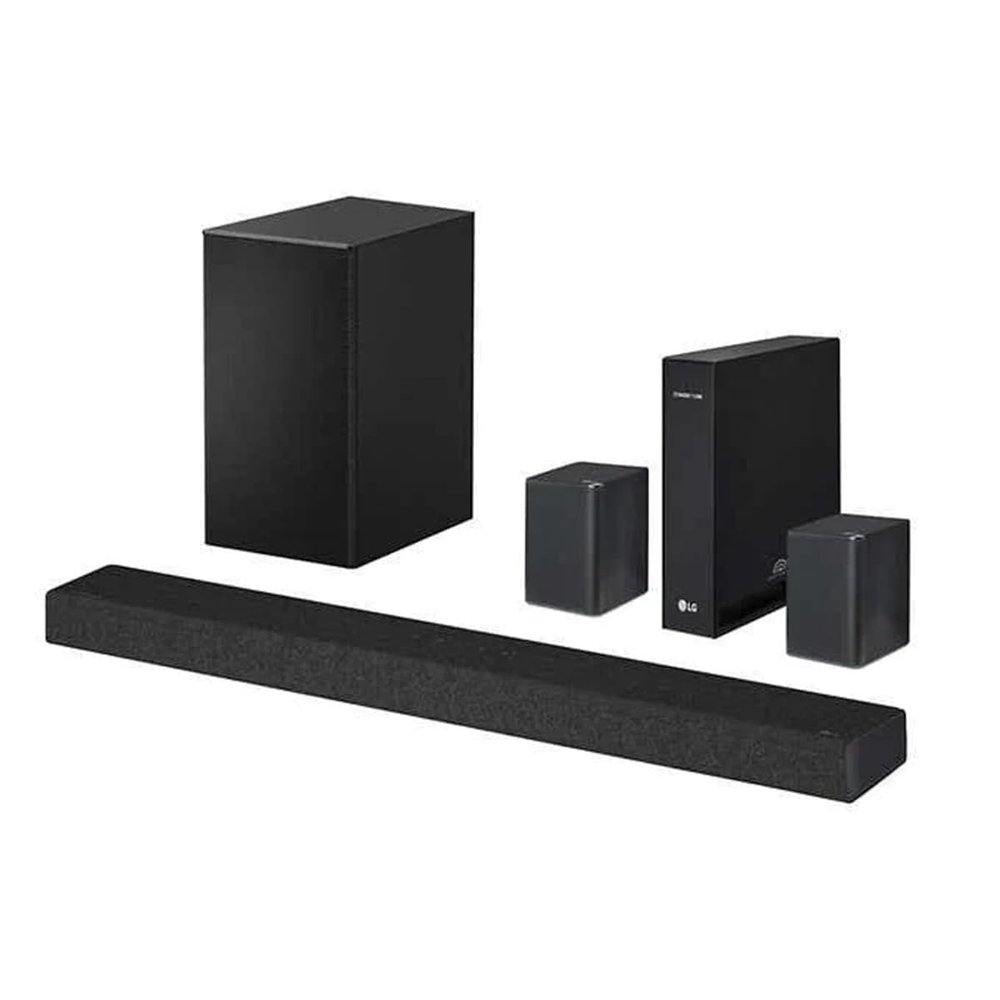 LG SP7R 7.1 Channel High Res Audio Sound Bar with Rear Speaker Kit (Renewed)