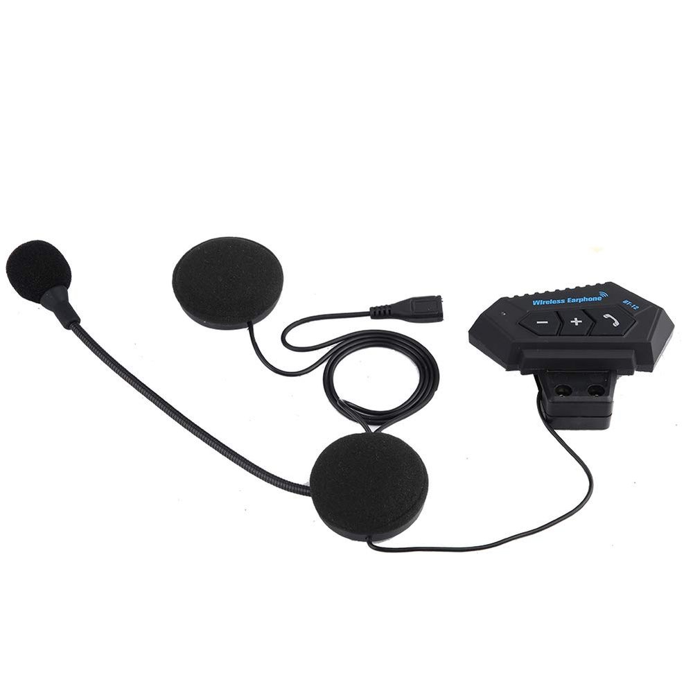 Tbest Bluetooth for Helmet,Helmet Bluetooth,Wearing Accessories,1 Pair Motorcycle Helmet Headset Headphone Speakers Support Handsfree Calling