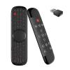 Upgrade W2 Pro Air Mouse Universal TV Remote, 2.4G 3-in-1 Mini Wireless Keyboard With Touchpad for Smart TV - Black view 1
