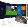 Upgrade W2 Pro Air Mouse Universal TV Remote, 2.4G 3-in-1 Mini Wireless Keyboard With Touchpad for Smart TV - Black view 3