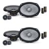 Alpine R2 Speaker Bundle -Two Pairs of R2-S69C 6x9 R-Series High-Resolution 2-Way Component Speakers view 1