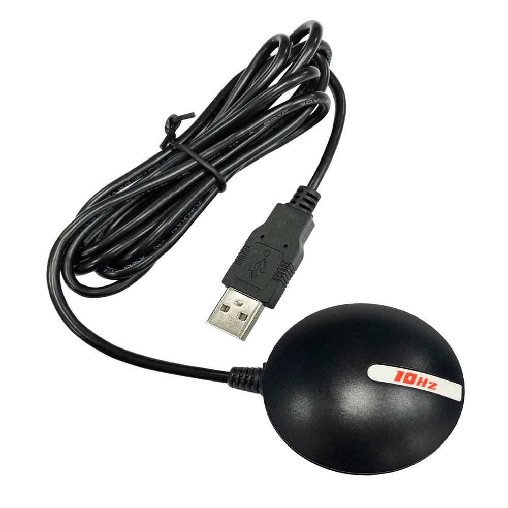 GlobalSat BU-353N-10Hz USB GPS Receiver, Black, Made in Taiwan