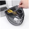 ULDIGI Portable USB Cable Storage Bag Mini Organizer Pouch for Chargers Earphones Durable Travel Carrying Case Grey Great for Daily Use and Travel Accessories view 3