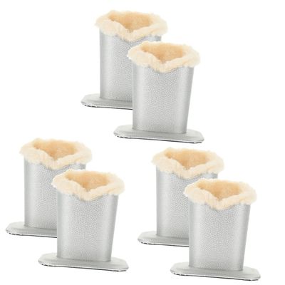 GLEAVI 6 Pcs Leather Glasses Base Eyeglass Holder Glasses Stand Kids Glasses Case Kids Night Stands Eyeglass Display Bracket Plush Eyeglasses Holders Plush Glasses Holder Eye Glass Stand