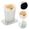 GLEAVI 6 Pcs Leather Glasses Base Eyeglass Holder Glasses Stand Kids Glasses Case Kids Night Stands Eyeglass Display Bracket Plush Eyeglasses Holders Plush Glasses Holder Eye Glass Stand view 2