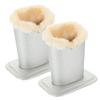 GLEAVI 6 Pcs Leather Glasses Base Eyeglass Holder Glasses Stand Kids Glasses Case Kids Night Stands Eyeglass Display Bracket Plush Eyeglasses Holders Plush Glasses Holder Eye Glass Stand view 4