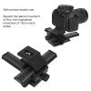 4Way Macro Focusing Rail Slider, 1/4inch Thread for Macro Photography and Close Up Both Double Tracks are 3.9in, Compatible with DSLR Mirrorless Camera view 2
