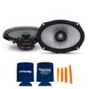 Alpine 6x9 R2 High-Resolution Speaker Bundle - A Pair of R2-S69C 2-Way Component Speakers & a Pair of R2-S69 6x9 Coaxial Speakers view 2
