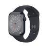 Apple Watch Series 8 [GPS, 45mm] - Midnight Aluminum Case with Midnight Sport Band, S/M (Renewed) view 1