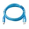 USB-Square Port Applicable PLC Programming Cable AFPX Series Data Download Cable Universal Square Port Cable Transparent (Blue 2m) view 1
