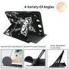 AIRWEE Kindle Paperwhite Case, 360 Rotating Stand, Lightweight, Auto Sleep/Wake Smart Cover for Kindle Paperwhite, Moon Butterfly view 3