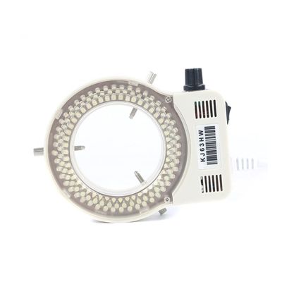 144 LED Microscope Ring Light Stereo Microscope Light Source 144 LED High Brightness White Auxiliary Light Source Adjustable