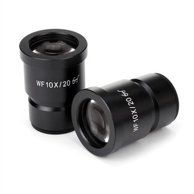 2PCS 10X 15X 20X Stereo Microscope Eyepiece Mounting Size 30mm High Eye Point Wide Angle Eyepiece (Color : WF10X-20mm)