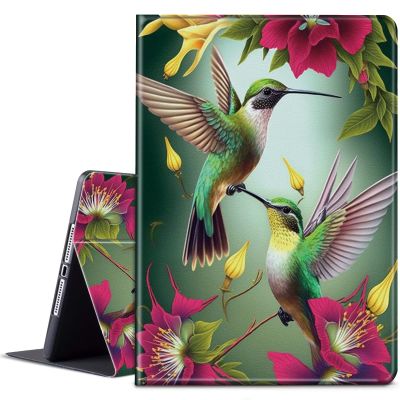 BPQOJB for Kindle 11th/12th Generation Case 6 inch 2022/2024 Release with Adjustable Stand & Auto Wake/Sleep Smart Protect Cover Case - Green Hummingbird
