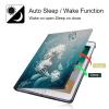 BPQOJB for Kindle 2022 Case 11th Generation 6.0 inch 2022 Release with Adjustable Stand & Auto Wake/Sleep Smart Protect Cover Case - Blue Art Butterflies view 3
