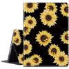 BPQOJB for Kindle 2022 Case 11th Generation 6.0 inch 2022 Release with Adjustable Stand & Auto Wake/Sleep Smart Protect Cover Case - Yellow Sunflowers Black view 1