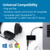 Kensington CH1200 USB-C 10Gbps 4-Port Hub, USB Type C to USB Adapter with 4 USB 3.0, Compatible with Thunderbolt 4, Thunderbolt 3, USB4 and USB-C Devices (K33616WW) view 2