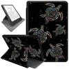 AIRWEE Kindle Paperwhite Case, 360 Rotating Stand, Lightweight, Auto Sleep/Wake Smart Cover for Kindle Paperwhite, Signature Edition, Colorful Turtle view 1