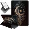 Rotating Case for 6.8" Kindle Paperwhite (11th Generation 2021) and Kindle Paperwhite Signature Edition,360 Degree Rotating Stand Fold Protective Smart Cover for Moon Smile Face view 1