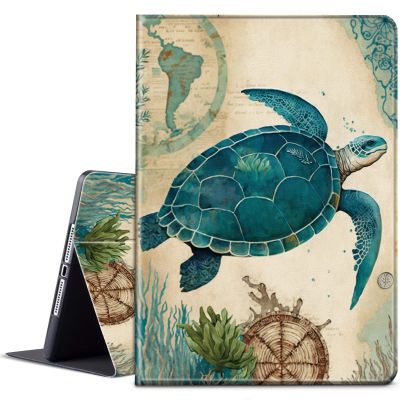 BPQOJB for Kindle 2022 Case 11th Generation 6.0 inch 2022 Release with Adjustable Stand & Auto Wake/Sleep Smart Protect Cover Case - Baby Turtle
