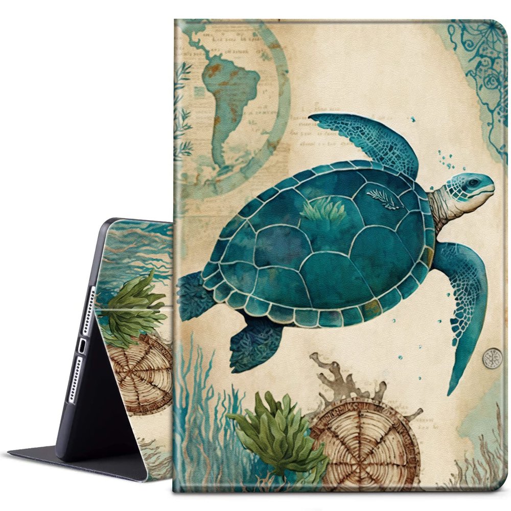 BPQOJB for Kindle 2022 Case 11th Generation 6.0 inch 2022 Release with Adjustable Stand & Auto Wake/Sleep Smart Protect Cover Case - Baby Turtle